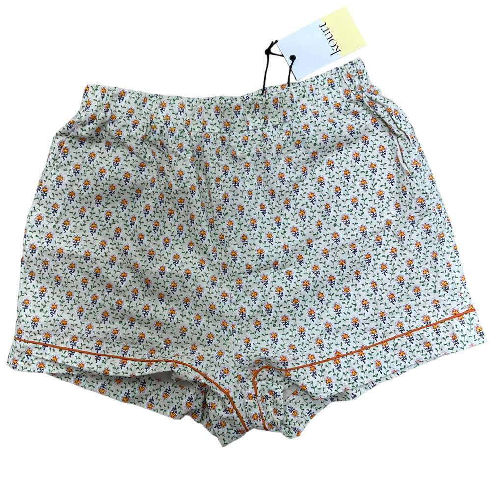Kourt Shorts Women's Size Medium Floral Elastic Waist Cotton NWT!